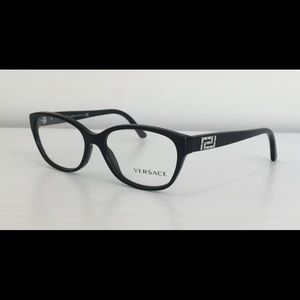 Versace MOD 3189-B GB1 New Women's Black Eyeglasses 52/15mm 140 with box